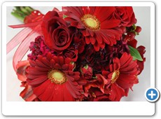 red-hand-tied-prom-bouquet